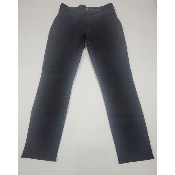 Levi Strauss Jeans Womens 27/28 (26x25). Black Shaping Pull On Skinny Gold Tab‎ - Picture 1 of 8